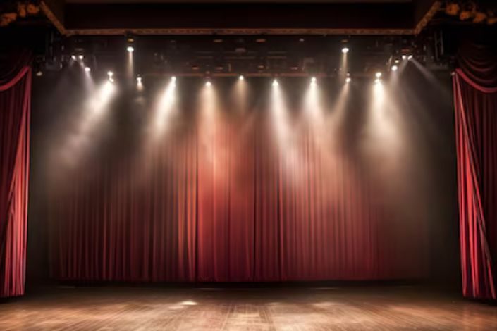 A forum theatre stage