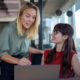 A women giving effective feedback to her colleague
