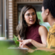 two people having a difficult conversation at work